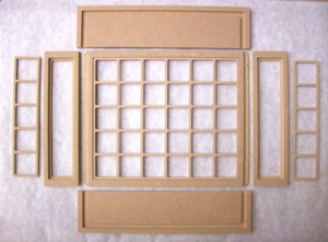 1/12th scale Georgian Windows